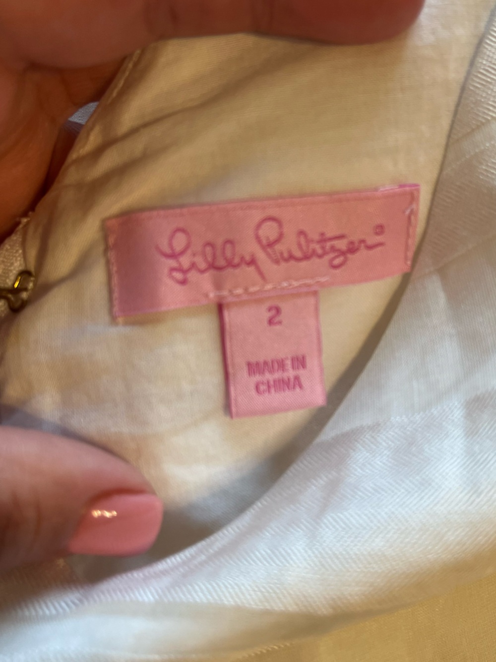 Lilly Pulitzer White Sleeveless Pleated Formal Dress - Picture 2 of 3